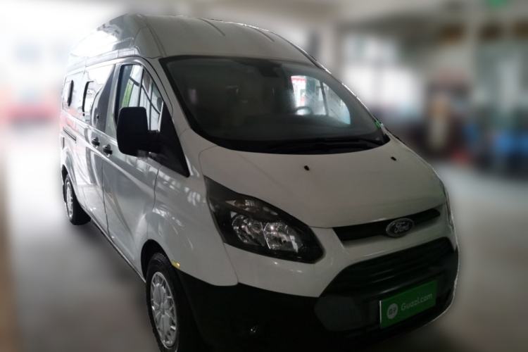 Used Ford Transit 2020 2.0T Gasoline Automatic Multi-Function Commercial Vehicle Mid-axle Low-roof Design with Dual Rear Doors Meeting China VI Emission Standards Front Right 45 Deg