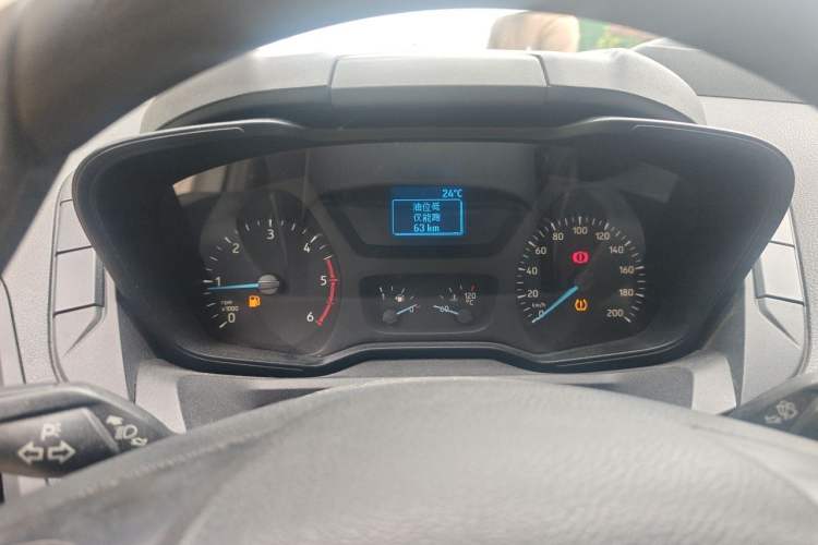 Used Ford Transit 2020 2.0T Diesel Multi-Function Commercial Vehicle Mid-Chassis Low-Roof Design with Dual Rear Doors Meeting China VI Emission Standards Instrument Cluster