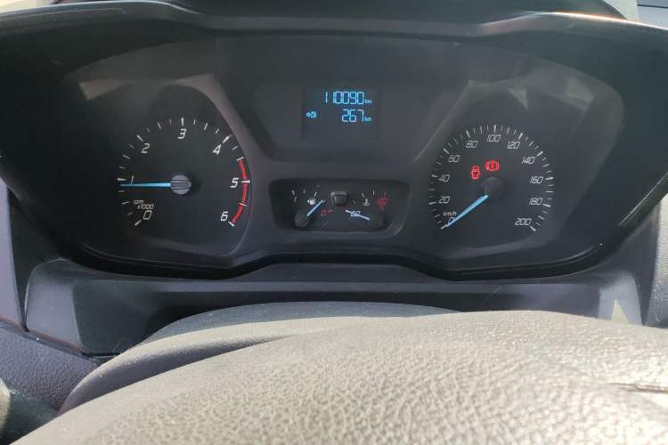 Used Ford Transit 2020 2.0T Diesel Multi-Function Commercial Vehicle Mid-Chassis Low-Roof Design with Dual Rear Doors Emission Standard China V Instrument Cluster