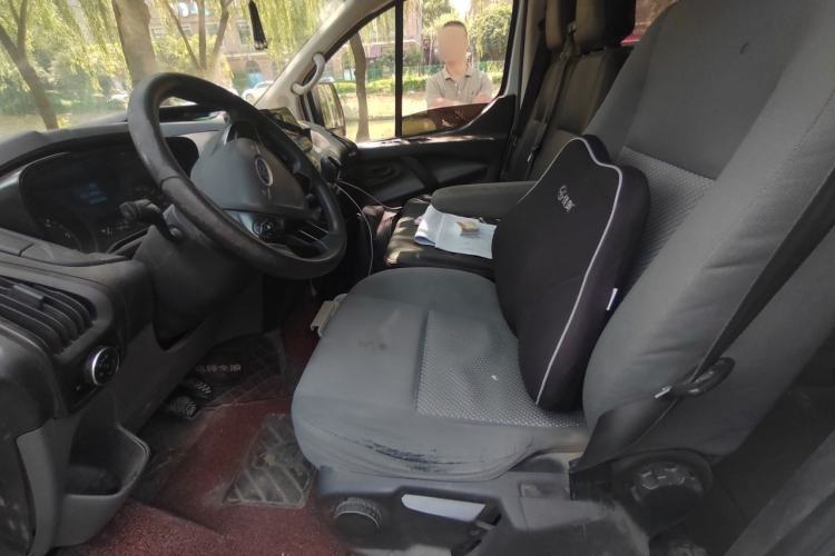 Used Ford Transit 2020 2.0T Diesel Multi-Function Commercial Vehicle Mid-Chassis Low-Roof Design with Dual Rear Doors Meeting China VI Emission Standards Left Front Seat