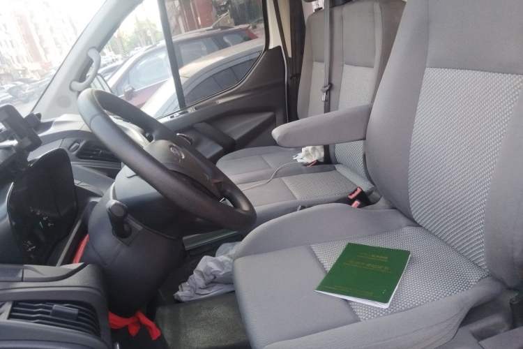 Used Ford Transit 2020 2.0T Diesel Multi-Function Commercial Vehicle Mid-Chassis Low-Roof Design with Dual Rear Doors Meeting China VI Emission Standards Left Front Seat