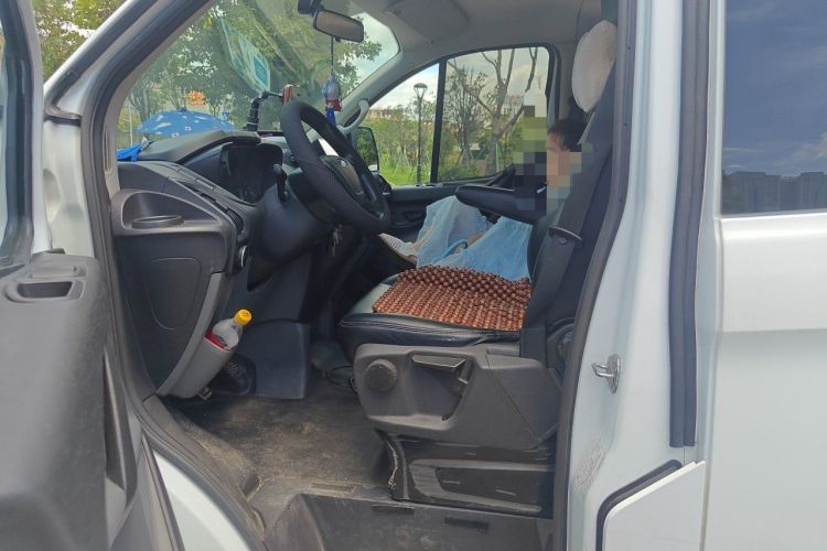 Used Ford Transit 2020 2.0T Diesel Multi-Function Commercial Vehicle Mid-Chassis Low-Roof Design with Dual Rear Doors Emission Standard China V Left Front Seat