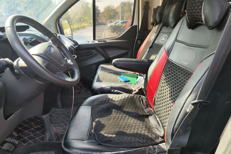 Used Ford Transit 2020 2.0T Diesel Multi-Function Commercial Vehicle Mid-Chassis Low-Roof Design with Dual Rear Doors Emission Standard China V Left Front Seat