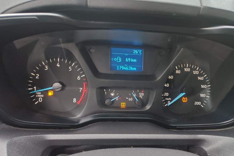 Used Ford Transit  Odometer Close Up