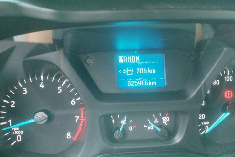 Used Ford Transit  Odometer Close Up