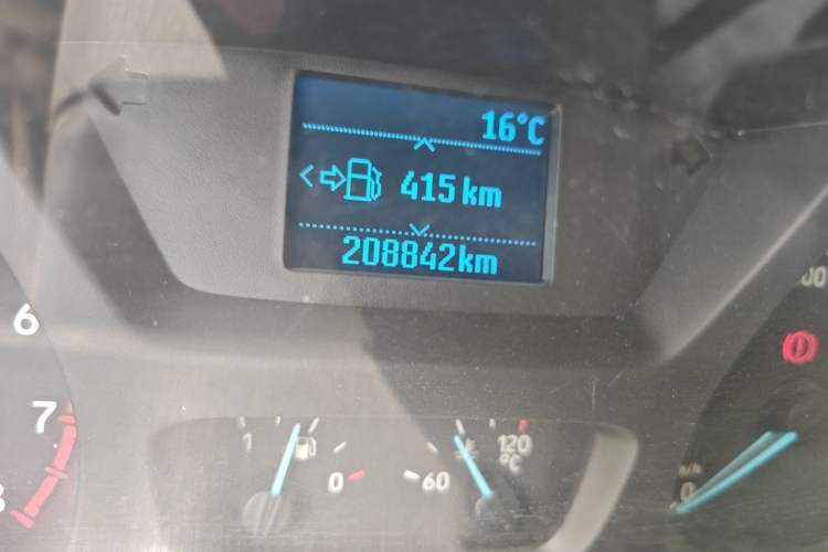 Used Ford Transit  Odometer Close Up