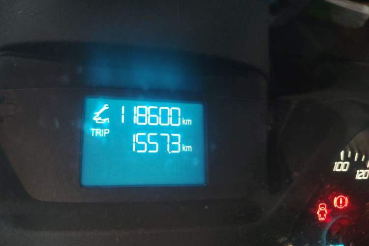 Used Ford Transit  Odometer Close Up