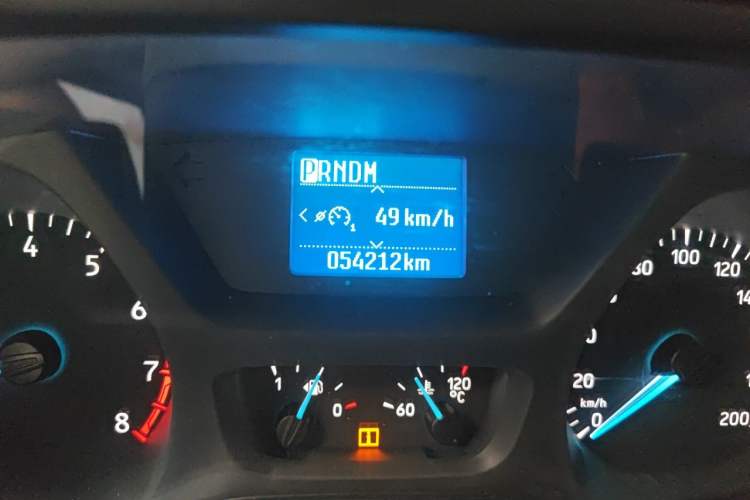 Used Ford Transit  Odometer Close Up