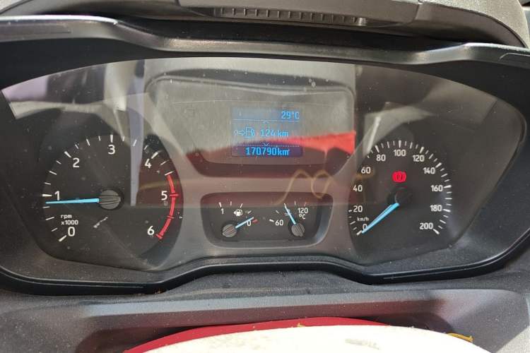 Used Ford Transit 2020 2.0T Diesel Commercial & Travel Mid-axle Mid-roof 10–12 Seats China VI Odometer Close Up