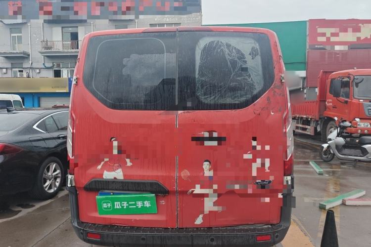 Used Ford Transit 2020 2.0T Diesel Multi-Function Commercial Vehicle Mid-Chassis Low-Roof Design with Dual Rear Doors Meeting China VI Emission Standards Rear