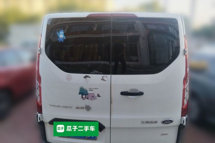 Used Ford Transit 2020 2.0T Diesel Multi-Function Commercial Vehicle Mid-Chassis Low-Roof Design with Dual Rear Doors Meeting China VI Emission Standards Rear