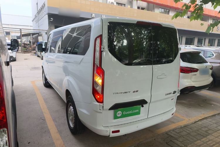 Used Ford Transit 2020 2.0T Diesel Multi-Function Commercial Vehicle Mid-Chassis Low-Roof Design with Dual Rear Doors Meeting China VI Emission Standards Rear Left 45 Deg