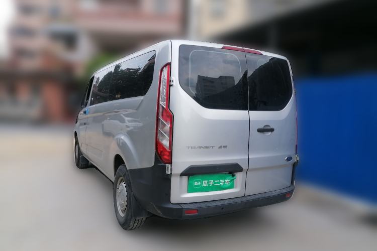 Used Ford Transit 2020 2.0T Diesel Multi-Function Commercial Vehicle Mid-Chassis Low-Roof Design with Dual Rear Doors Meeting China VI Emission Standards Rear Left 45 Deg