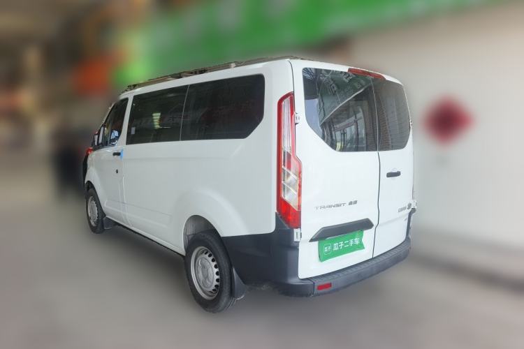 Used Ford Transit 2020 2.0T Gasoline Multi-Function Commercial Vehicle Mid-Drive Low-Roof Design with Dual Rear Doors Meeting China VI Emission Standards Rear Left 45 Deg