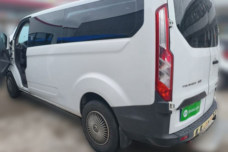 Used Ford Transit 2020 2.0T Diesel Multi-Function Commercial Vehicle Mid-Chassis Low-Roof Design with Dual Rear Doors Meeting China VI Emission Standards Rear Left 45 Deg