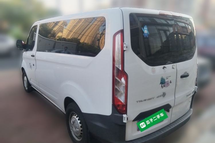 Used Ford Transit 2020 2.0T Diesel Multi-Function Commercial Vehicle Mid-Chassis Low-Roof Design with Dual Rear Doors Meeting China VI Emission Standards Rear Left 45 Deg