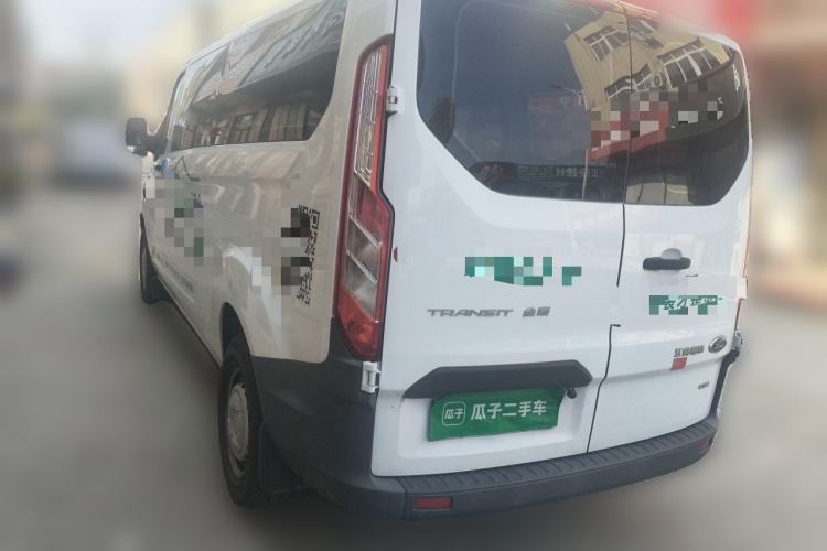Used Ford Transit 2020 2.0T Diesel Multi-Function Commercial Vehicle Mid-Chassis Low-Roof Design with Dual Rear Doors Meeting China VI Emission Standards Rear Left 45 Deg