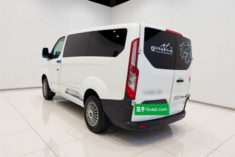 Used Ford Transit 2020 2.0T Diesel Multi-Function Commercial Vehicle Mid-Chassis Low-Roof Design with Dual Rear Doors Meeting China VI Emission Standards Rear Left 45 Deg