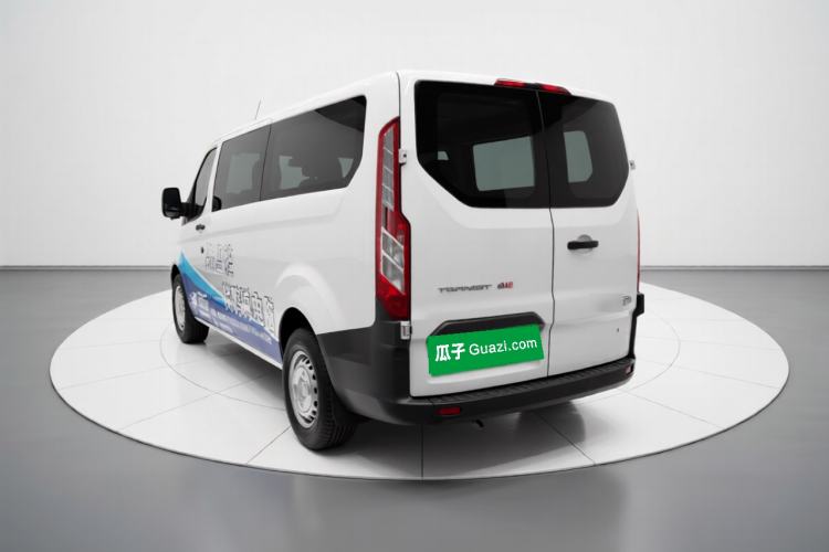 Used Ford Transit 2020 2.0T Diesel Multi-Function Commercial Vehicle Mid-Chassis Low-Roof Design with Dual Rear Doors Meeting China VI Emission Standards Rear Left 45 Deg