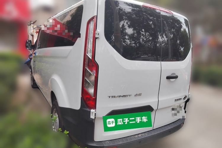 Used Ford Transit 2020 2.0T Gasoline Multi-Function Commercial Vehicle Mid-Drive Low-Roof Design with Dual Rear Doors Meeting China VI Emission Standards Rear Left 45 Deg