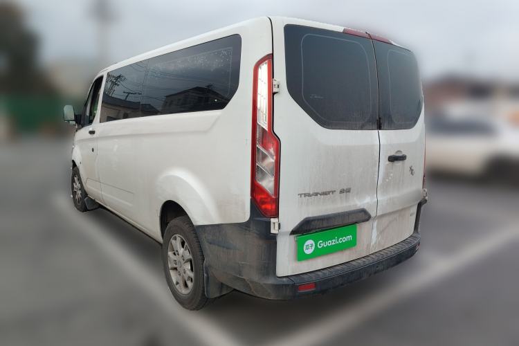 Used Ford Transit 2020 2.0T Gasoline Automatic Multi-Function Commercial Vehicle Mid-axle Low-roof Design with Dual Rear Doors Meeting China VI Emission Standards Rear Left 45 Deg