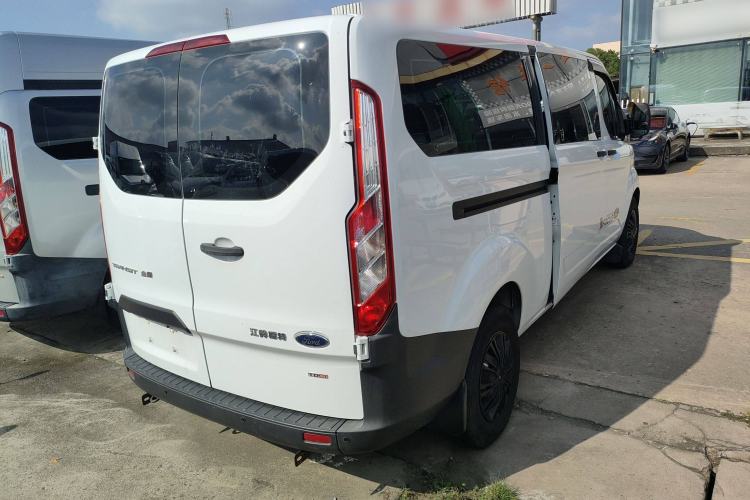 Used Ford Transit 2020 2.0T Diesel Multi-Function Commercial Vehicle Mid-Chassis Low-Roof Design with Dual Rear Doors Meeting China VI Emission Standards Rear Right 45 Deg