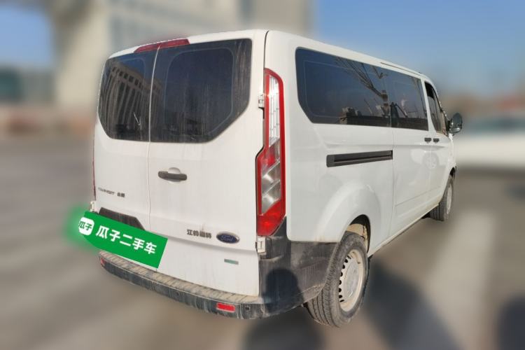 Used Ford Transit 2020 2.0T Gasoline Multi-Function Commercial Vehicle Mid-Drive Low-Roof Design with Dual Rear Doors Meeting China VI Emission Standards Rear Right 45 Deg