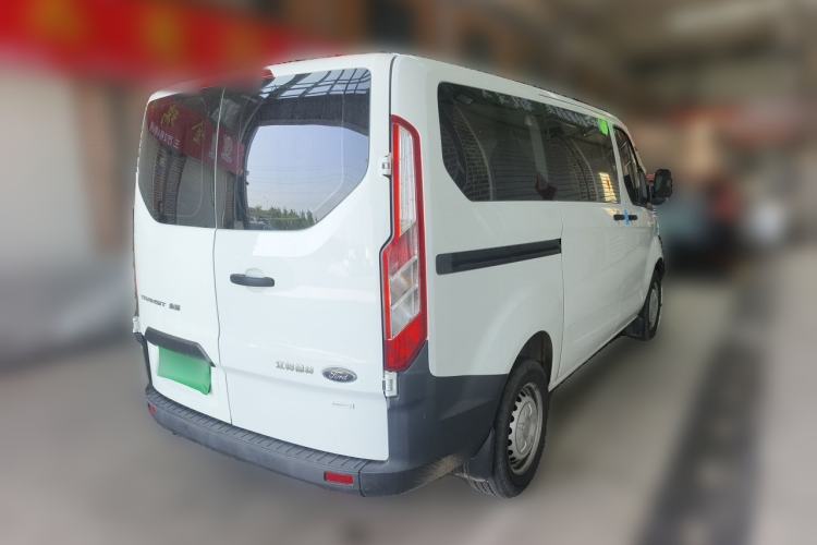 Used Ford Transit 2020 2.0T Gasoline Multi-Function Commercial Vehicle Mid-Drive Low-Roof Design with Dual Rear Doors Meeting China VI Emission Standards Rear Right 45 Deg