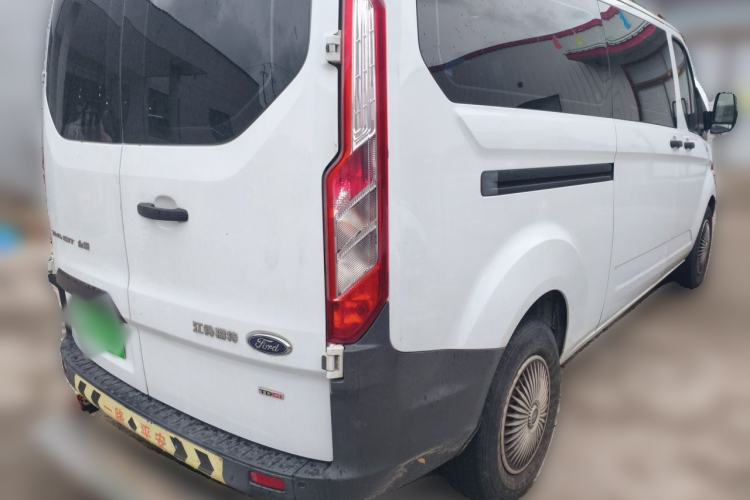 Used Ford Transit 2020 2.0T Diesel Multi-Function Commercial Vehicle Mid-Chassis Low-Roof Design with Dual Rear Doors Meeting China VI Emission Standards Rear Right 45 Deg