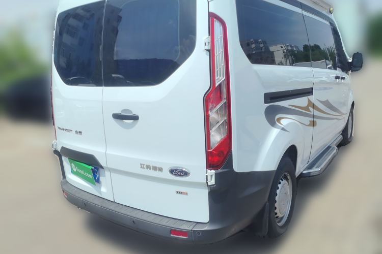 Used Ford Transit 2020 2.0T Diesel Multi-Function Commercial Vehicle Mid-Chassis Low-Roof Design with Dual Rear Doors Meeting China VI Emission Standards Rear Right 45 Deg