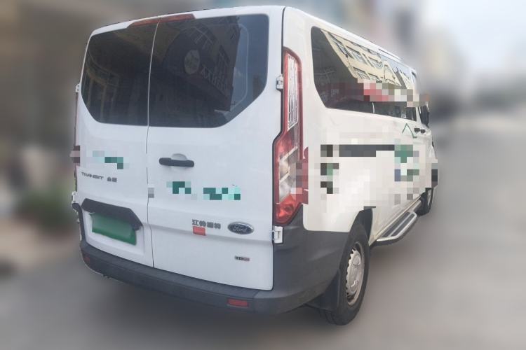 Used Ford Transit 2020 2.0T Diesel Multi-Function Commercial Vehicle Mid-Chassis Low-Roof Design with Dual Rear Doors Meeting China VI Emission Standards Rear Right 45 Deg