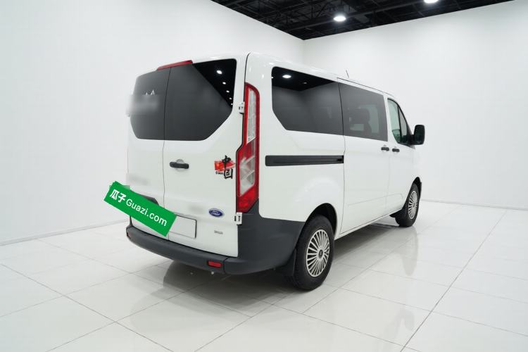 Used Ford Transit 2020 2.0T Diesel Multi-Function Commercial Vehicle Mid-Chassis Low-Roof Design with Dual Rear Doors Meeting China VI Emission Standards Rear Right 45 Deg
