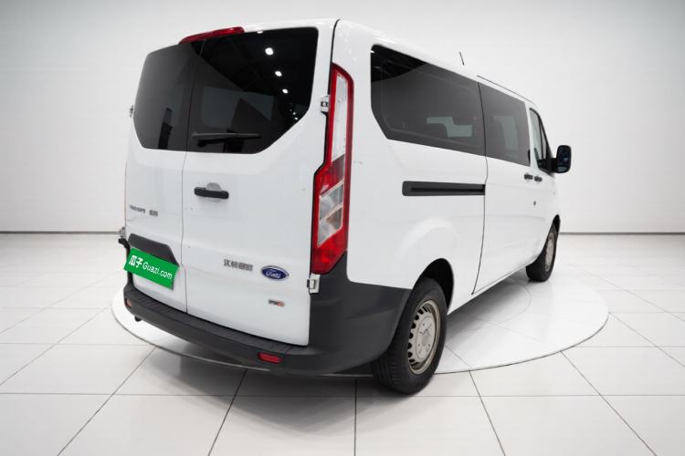 Used Ford Transit 2020 2.0T Diesel Multi-Function Commercial Vehicle Mid-Chassis Low-Roof Design with Dual Rear Doors Meeting China VI Emission Standards Rear Right 45 Deg