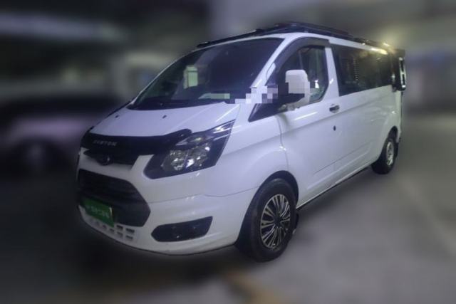 Used Ford Transit 2020 2.0T Gasoline Automatic Multi-Function Commercial Vehicle Mid-Drive Low-Roof Lift-Up Tailgate China VI Standard