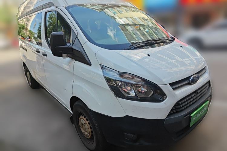 Used Ford Transit 2021 2.0T Diesel Manual Advanced Commercial Traveler Mid-axle Mid-roof 7-Seater China VI Front Right 45 Deg