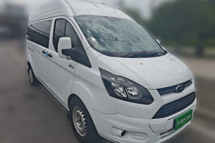 Used Ford Transit 2021 2.0T Diesel Manual Advanced Commercial Traveler Mid-Chassis Mid-Roof 9-Seater China VI Front Right 45 Deg