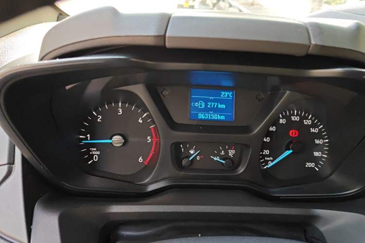 Used Ford Transit  Odometer Close Up