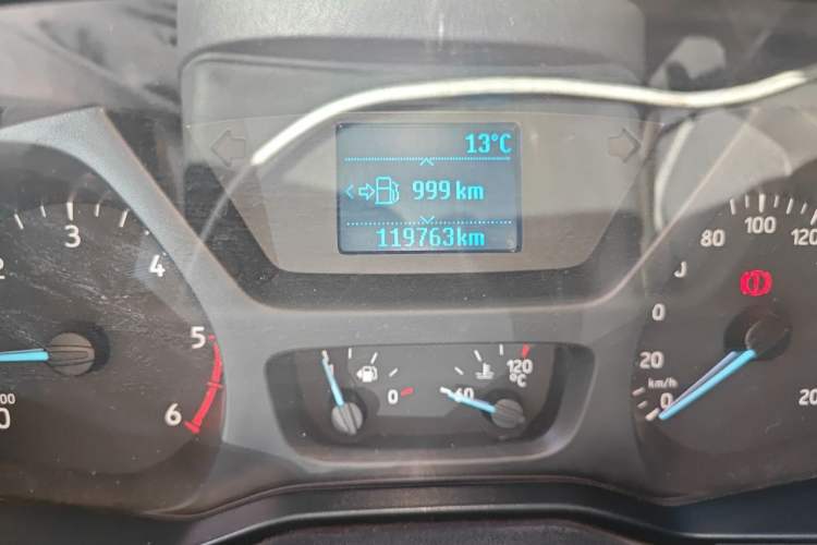 Used Ford Transit  Odometer Close Up