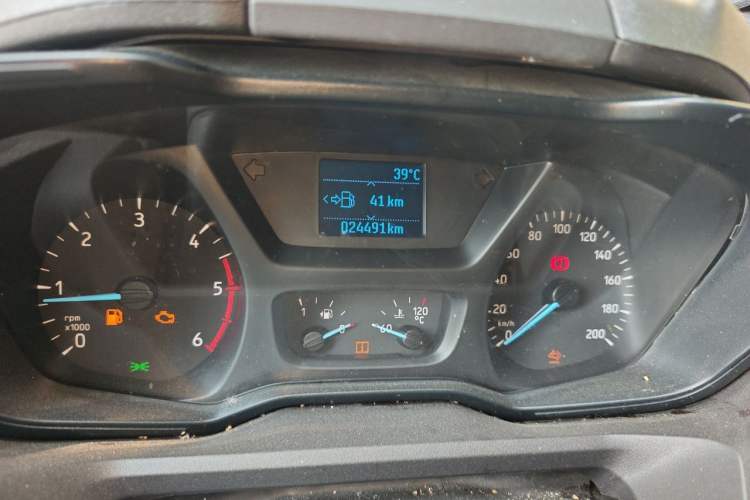 Used Ford Transit  Odometer Close Up