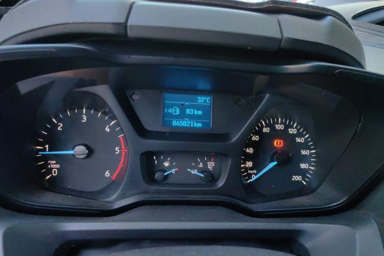 Used Ford Transit  Odometer Close Up