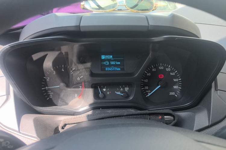 Used Ford Transit  Odometer Close Up