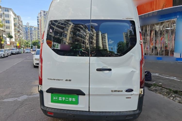 Used Ford Transit 2021 2.0T Diesel Manual Advanced Commercial Traveler Mid-axle Mid-roof 7-Seater China VI Rear