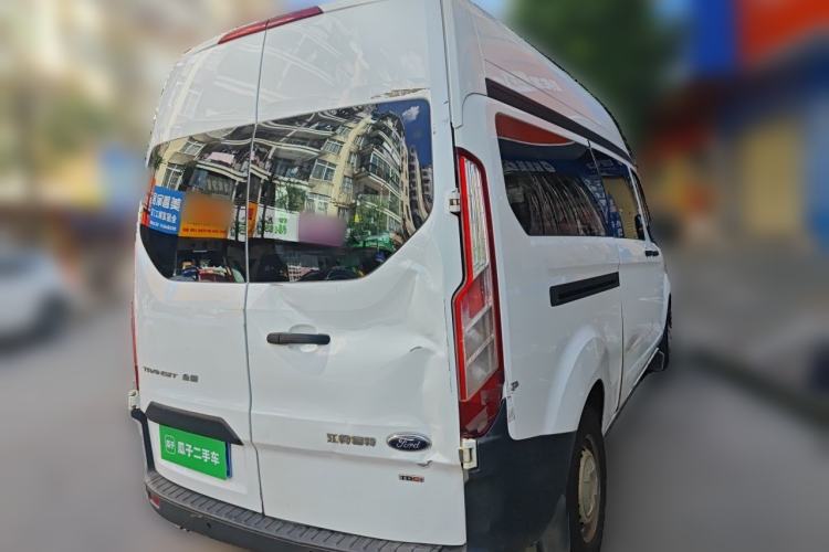 Used Ford Transit 2021 2.0T Diesel Manual Advanced Commercial Traveler Mid-axle Mid-roof 7-Seater China VI Rear Right 45 Deg