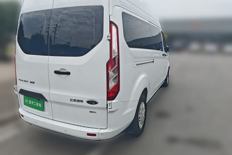 Used Ford Transit 2021 2.0T Diesel Manual Advanced Commercial Traveler Mid-Chassis Mid-Roof 9-Seater China VI Rear Right 45 Deg