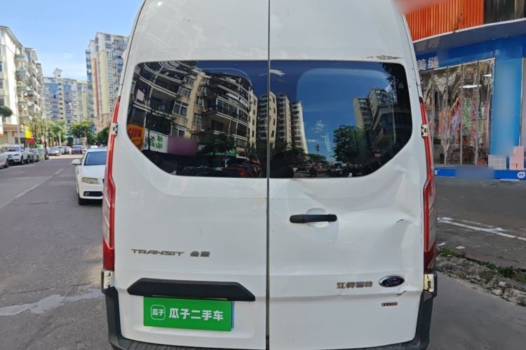 Used Ford Transit 2021 2.0T Diesel Manual Advanced Commercial Traveler Mid-axle Mid-roof 7-Seater China VI Trunk