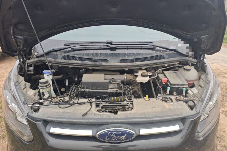 Used Ford Transit 2022 2.0T Gasoline Automatic Multi-Function Commercial Vehicle Mid-axle Low-Roof Lift-Up Tailgate China VI Standard Engine Bay