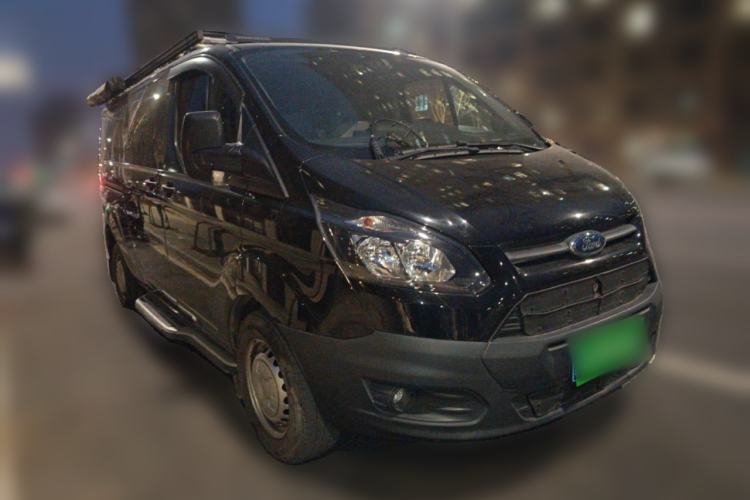 Used Ford Transit 2022 2.0T Gasoline Automatic Multi-Function Commercial Vehicle Mid-axle Low-Roof Design with Dual Rear Doors Meeting China VI Emission Standards Front Right 45 Deg