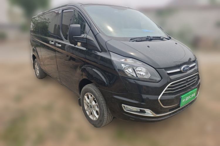 Used Ford Transit 2022 2.0T Gasoline Automatic Multi-Function Commercial Vehicle Mid-axle Low-Roof Lift-Up Tailgate China VI Standard Front Right 45 Deg