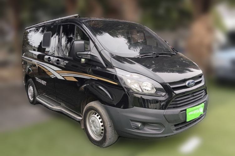 Used Ford Transit 2022 2.0T Gasoline Automatic Multi-Function Commercial Vehicle Mid-axle Low-Roof Design with Dual Rear Doors Meeting China VI Emission Standards Front Right 45 Deg