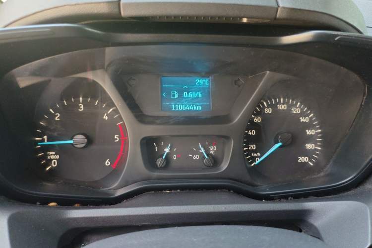Used Ford Transit  Odometer Close Up